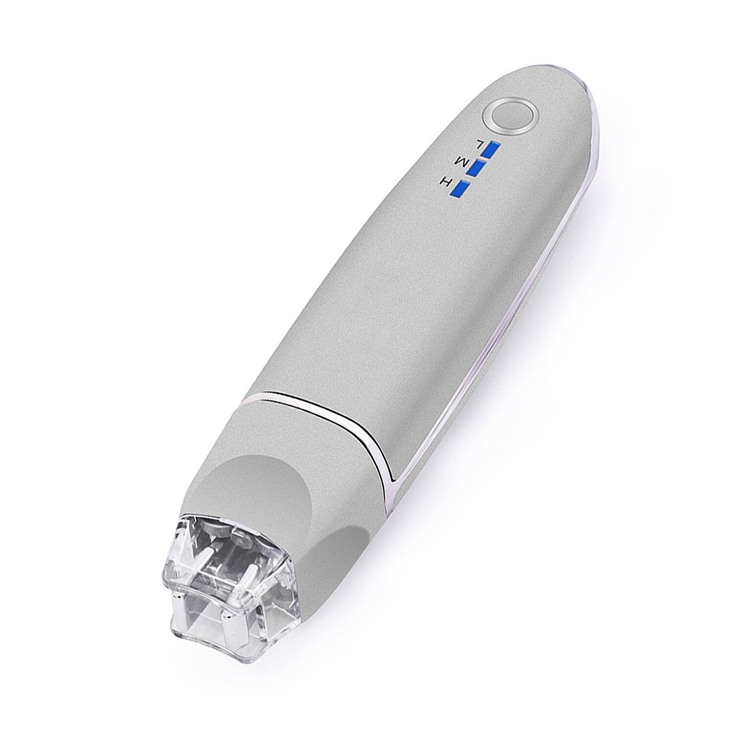 Massaggiatore per gli occhi BB Eyes, anti-occhiaie, occhi stanchi, cadenti. Effetto lifting. Massaggio CLIP e microcorrenti EMS.Colore: argento