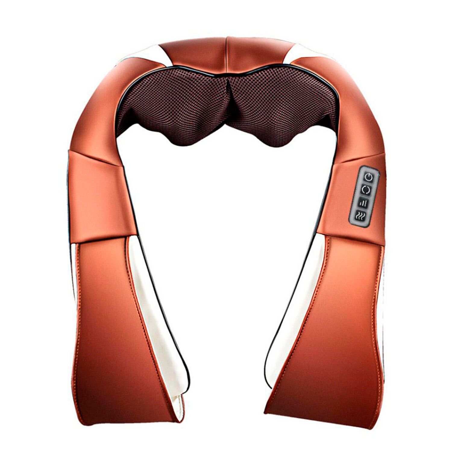 Masseur intelligent avec fonction thermique. Spécialement conçu pour une utilisation sur le cou, le dos et le ventre.Couleur : Marron
