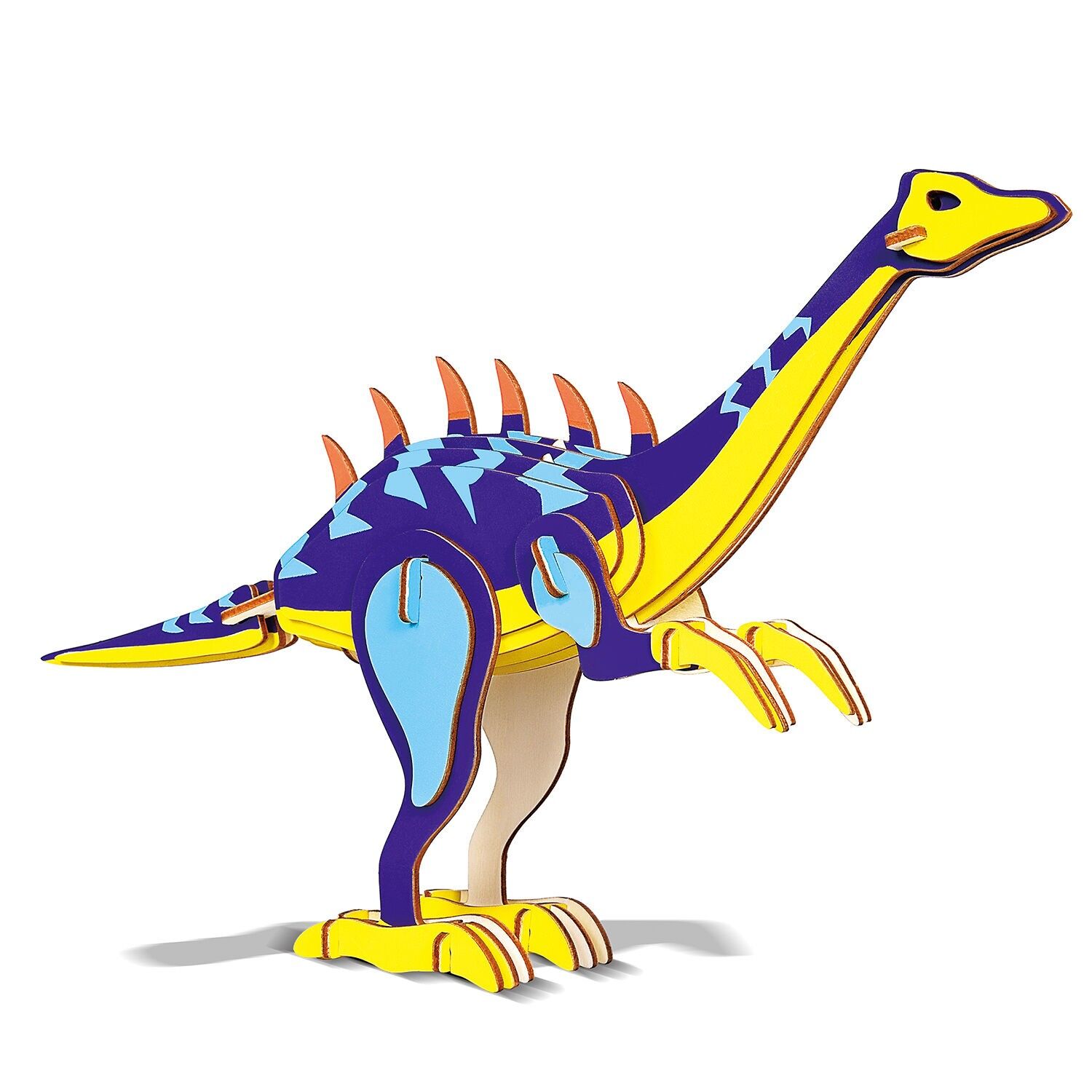 3D-Holzpuzzle „Jurassic Dinosaur“. 318*70*205 mm. 39 Stück. Farbe: Mehrfarbig