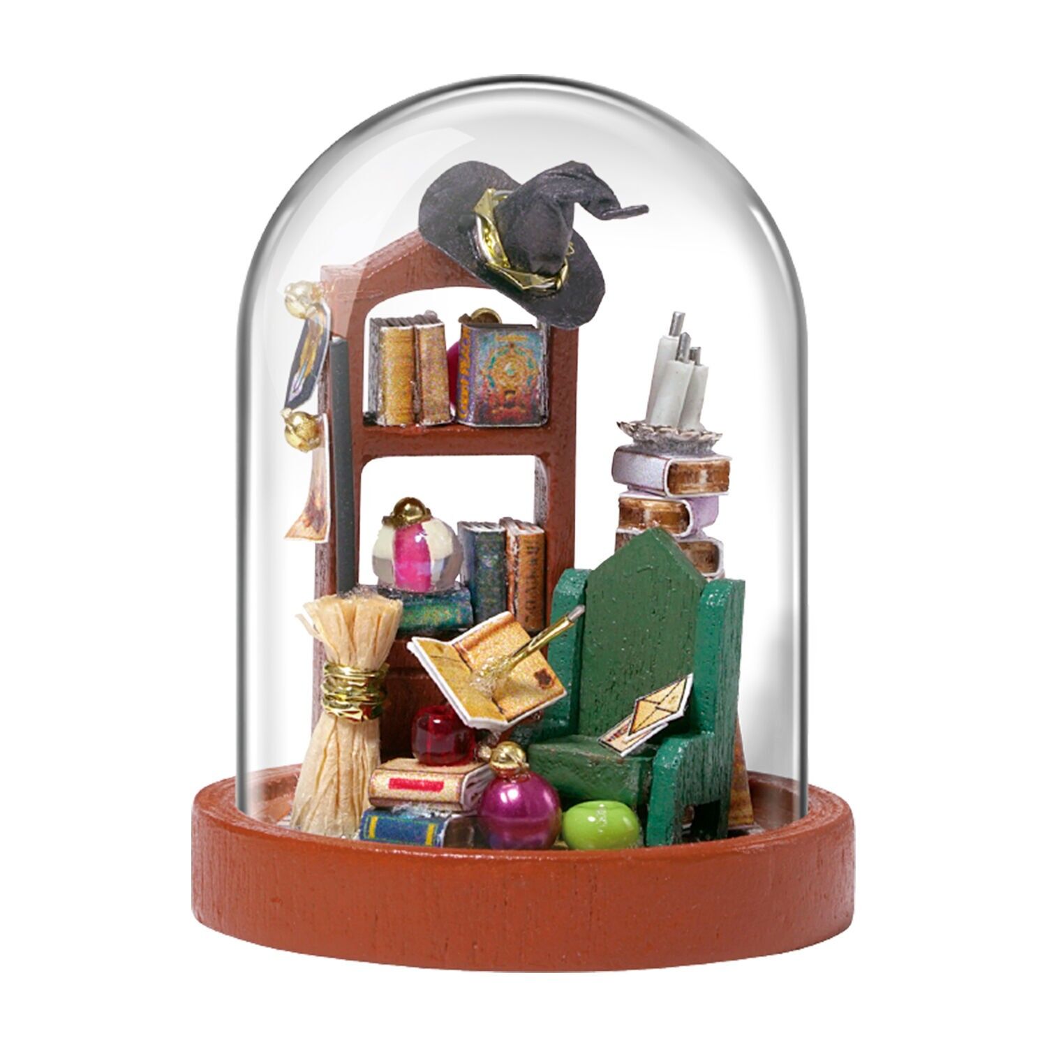 Mini copertura in vetro magico con punta delle dita, modello 3D. Colore:Multicolore