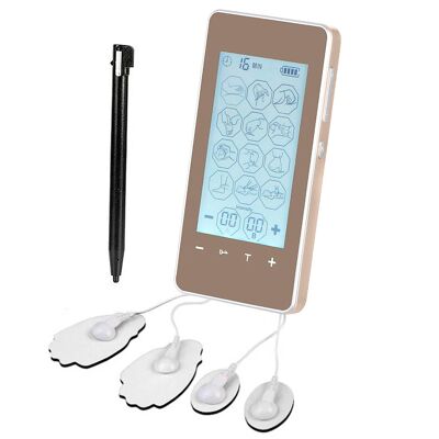 EMS Portable SC316 muscle electrostimulator. 12 modes, touch screen.Color: White