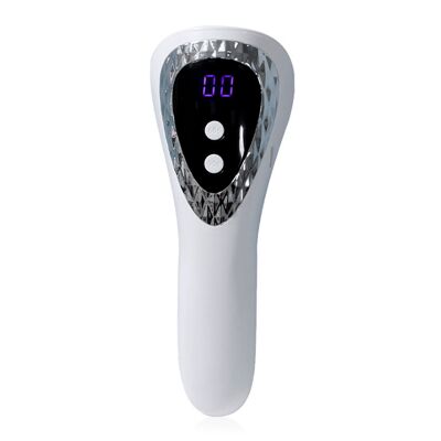 Portable UV ultraviolet nail drying lamp. For special semi-permanent enamels, acrylic, etc.Color: White
