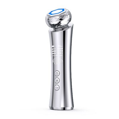 Instrument de beauté RF pour apaiser et rajeunir la peau Couleur : Argent