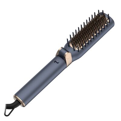 HY-108 Foldable Straightening Comb Brush. 35W. Temperatures from 130 to 200 degrees.Color:Gray