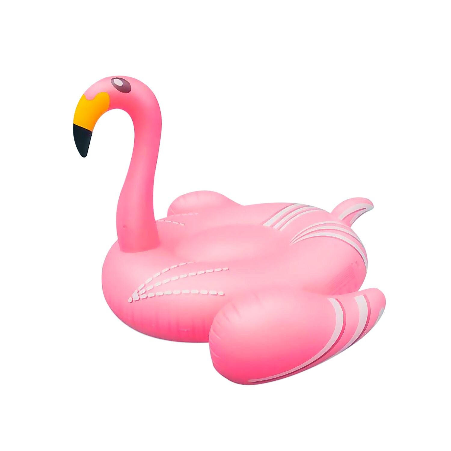 Flotador gigante con forma de flamenco. 192x160cm. Color:Rosa