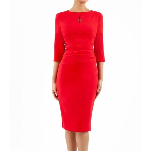 Ubrique pencil Dress Red