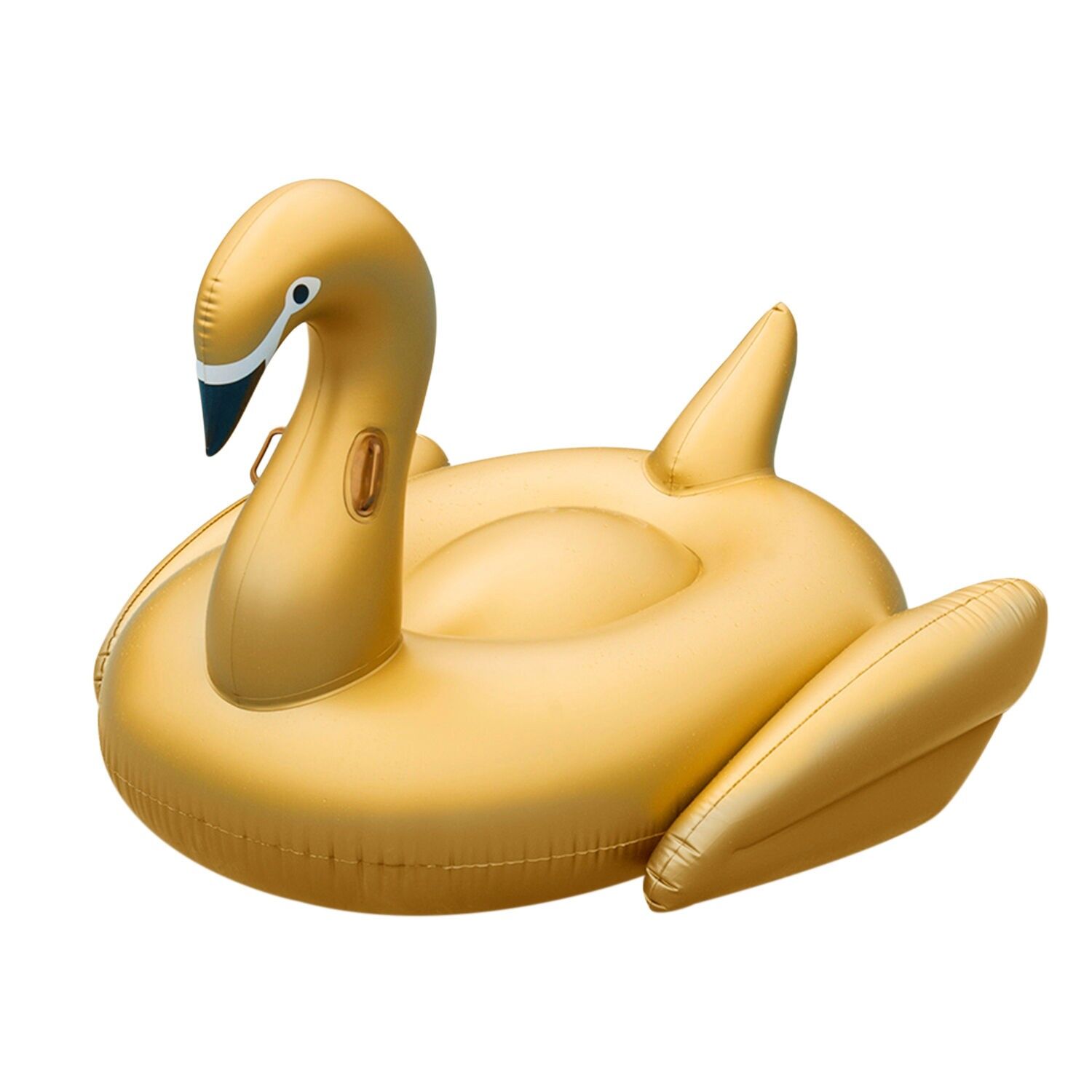 Flotador gigante con forma de cisne. 160x150cm. Color:Oro