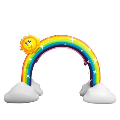 Rainbow water sprayer. 260x166cm.Color:Multicolor