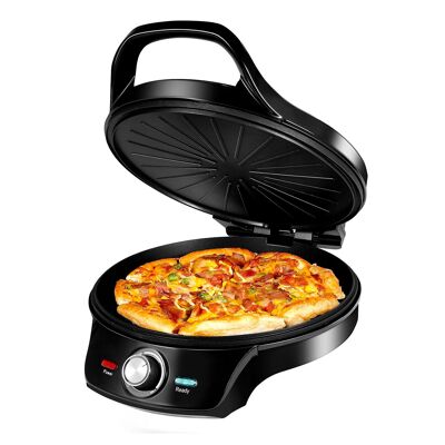 Electric pizza pan with 2000W. Pizzas up to 30 cm in diameter.Color: Black