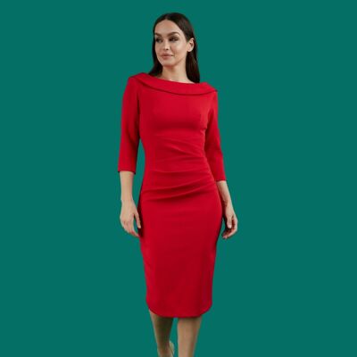 Tempest Pencil Dress Red