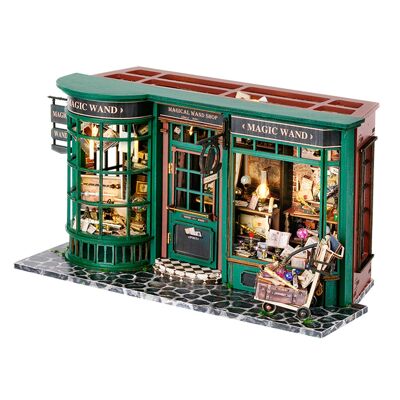 A house full of magic. Realistic 3D model with great detail and LED lights.Color:Multicolor
