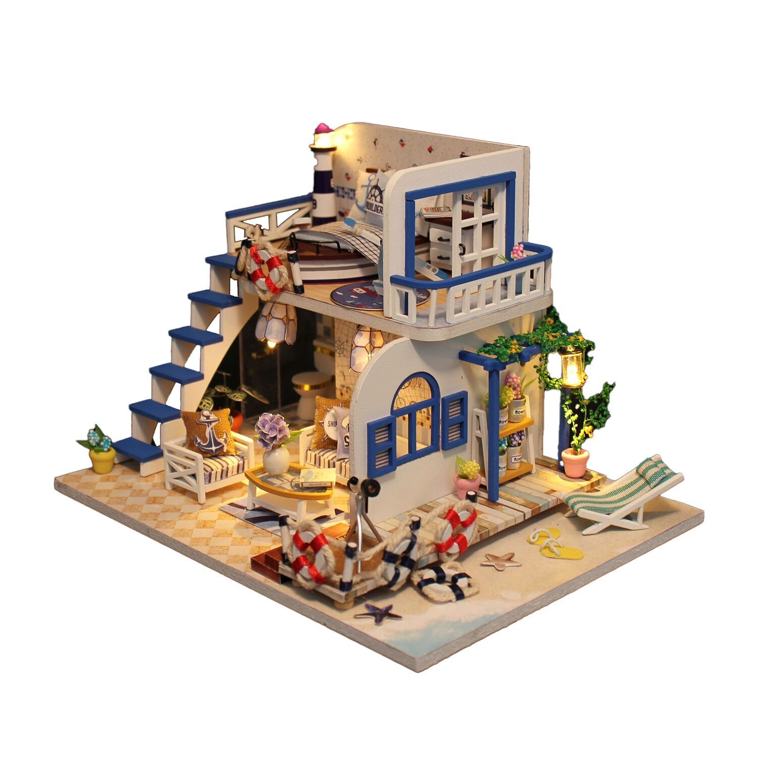 Costa Celeste. Modello 3D realistico con grande dettaglio e luci LED. Colore:Multicolore