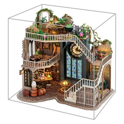 La casa Mágica. Maqueta 3D realista con gran detalle, cubierta antipolvo y luces led. Color:Multicolor