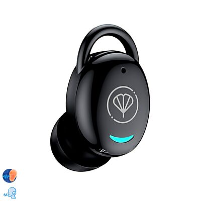 FT-1 senior hearing aid headset.Color: Black