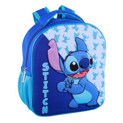 Stitch 3D EVA Backpack with embossed character.Color: Blue