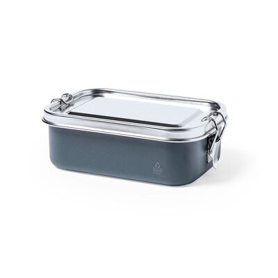 Boîte à lunch en acier inoxydable 750 ml. Fermeture de sécurité