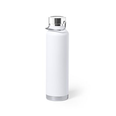 Bouteille isotherme de 650 ml. Isolation sous vide en cuivre