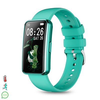 X7 Smartarmband. Mit Thermometer, Multisportmodus, Blutdruck- und O2-Monitor.