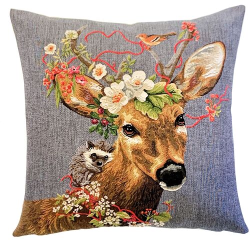 Stag Pillow Cover - Woodland Decor - Stag Throw Pillow