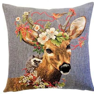 Stag Pillow Cover - Woodland Decor - Stag Throw Pillow