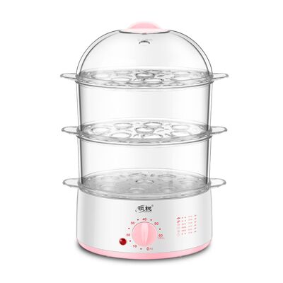 Transparent, multi-purpose, triple-level electric steamer, BPA-free, with 360º surround technology.DMAV0344