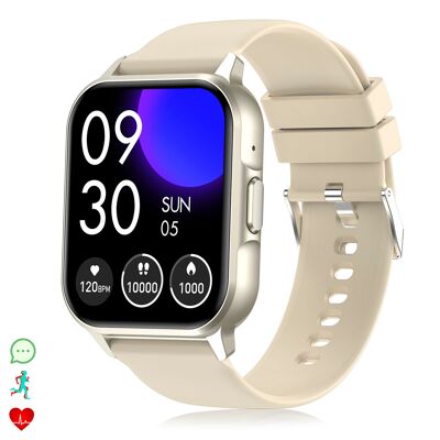 Smartwatch ZW36 con notificaciones de Apps, varios modos deportivos. Monitor de tensión y oxígeno, termómetro.