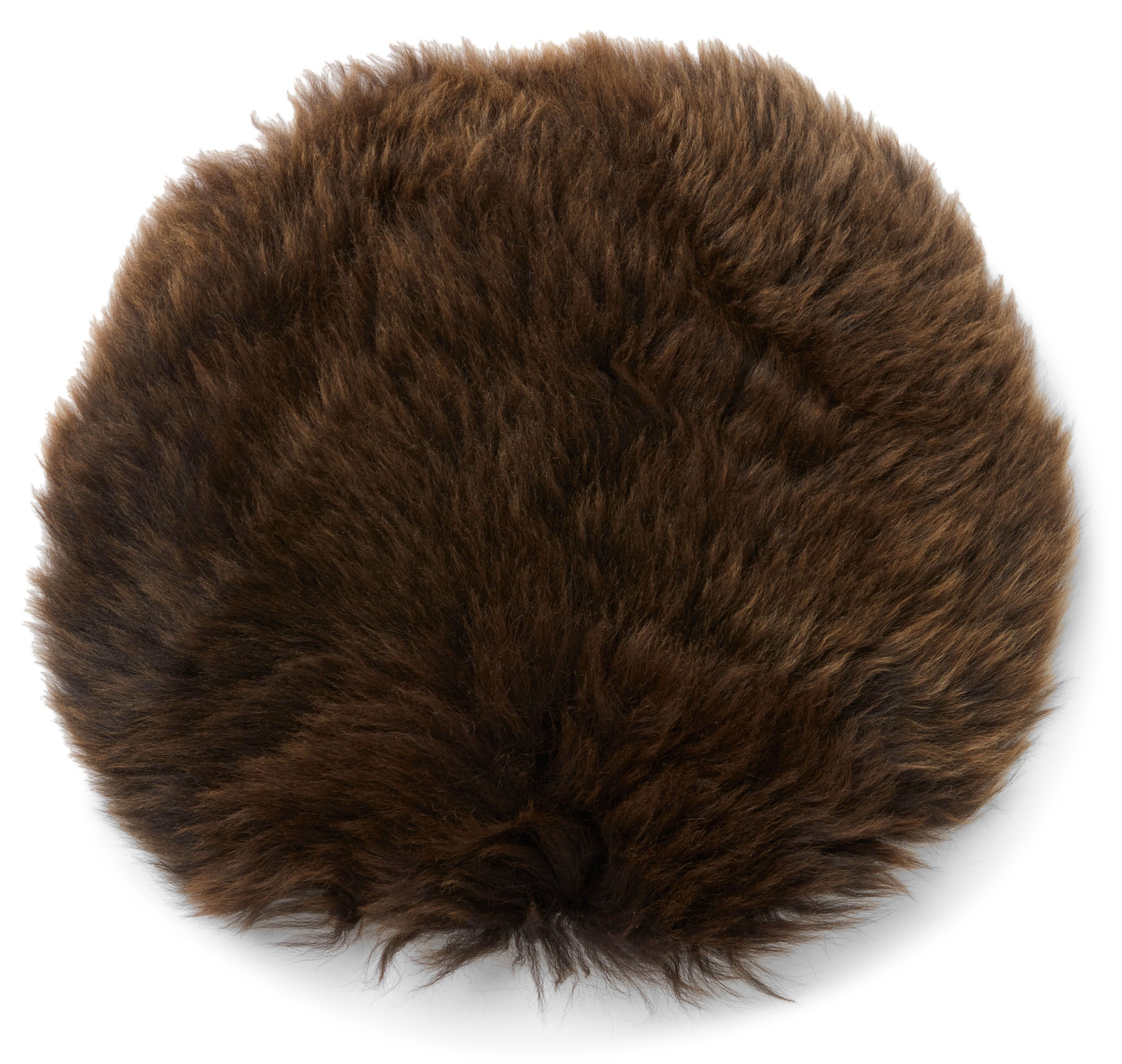 Housse de siège en peau de mouton_Marron naturel