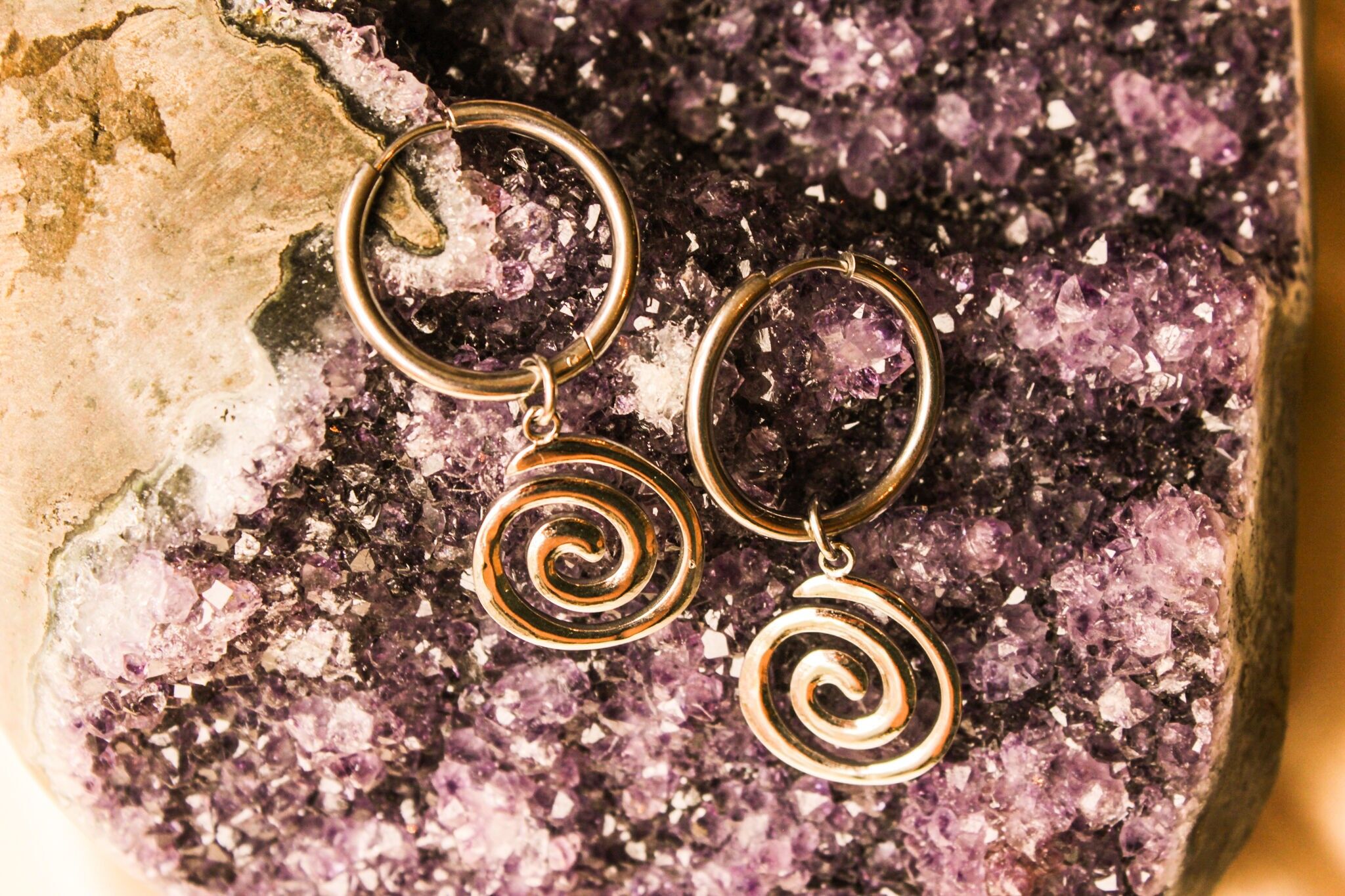 Lightwave Creolen Silber