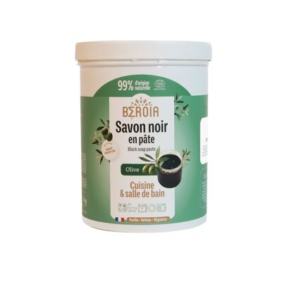Savon noir en pâte 100% olive
