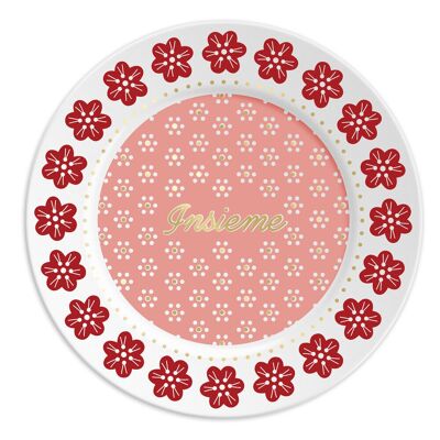 1 plate diam.21cm with TOGETHER