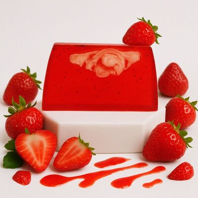 Wild Strawberry Soap Slices x10