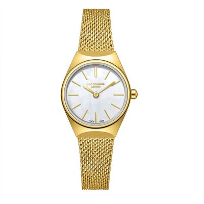 LeeCooper – JASMINE – LC08140 – Women’s Watch – Analog Quartz Movement 2 Hands – Round Metal Case – Mother-of-pearl Dial