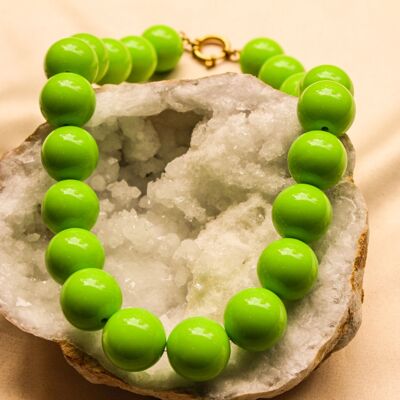 Collier âme sauvage vert