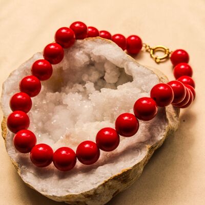 Collar alma salvaje rojo
