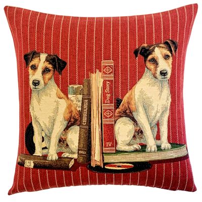 Jack Russell Pillow Cover - Dog Lover Gift - Tapestry Throw Pillow - Dog Decor