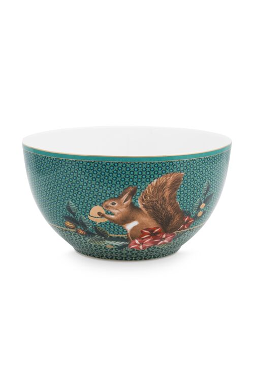 Bol Winter Wonderland Ecureuil Vert 15cm - PIP STUDIO