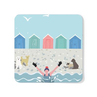 Montaña rusa personalizable Saltando con perros