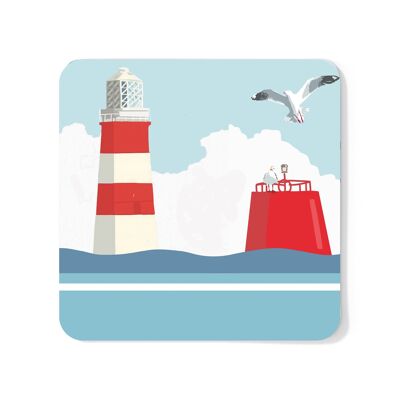Coaster personalizzabile Lighthouse & Bouy
