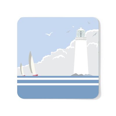 Sail & Lighthouse Customisable Coaster
