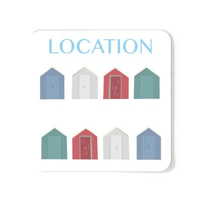 Coaster personalizzabile Beach Huts