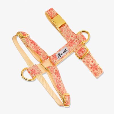 Harnais chat paisley jaune