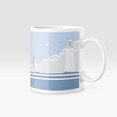 Sail & Lighthouse Customisable Mug