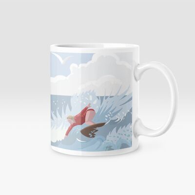 Surfer Customisable Mug