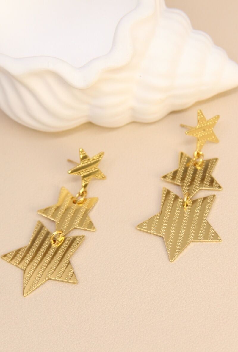 Stern-Tropfenohrringe – Auffälliger und raffinierter Look
