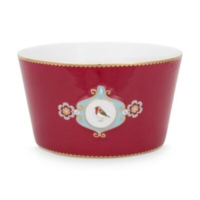 PIP - Bol Love Birds Medallion Rouge 15 cm