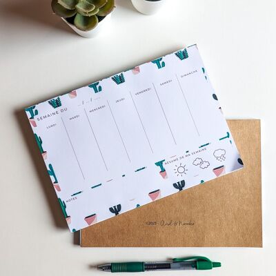 Cactus Timeless Weekly Planner
