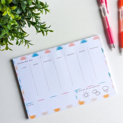 Timeless Suns Weekly Planner