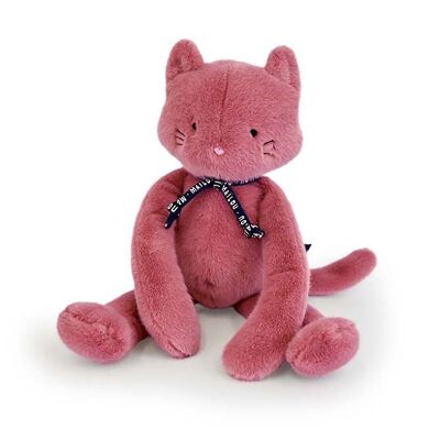 CHAT Méloé 37 cm - Poudre de rose