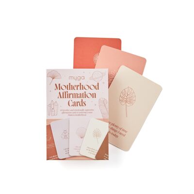 Cartes d'affirmation de la maternité Myga - 60 cartes inspirantes pour les mamans