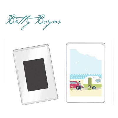 Caravan Customised Fridge Magnet